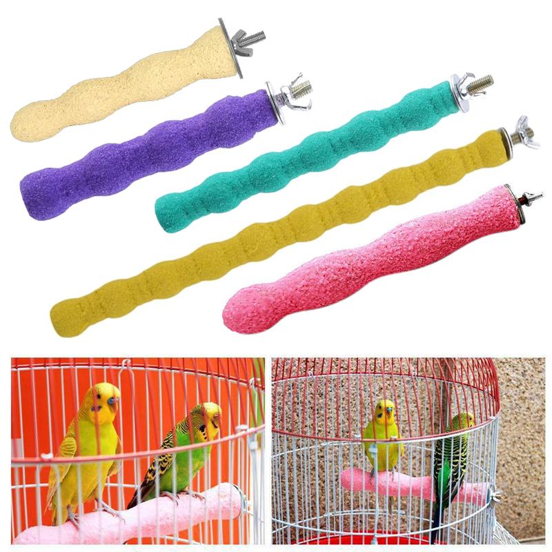 Product Introduction of Thanh Mài Mỏ Móng Vuốt Cho Vẹt Cưng, Gậy Đứng, Đế Chân Đế Cá Rô Cho Chim, Đồ Chơi Cắn Cho Vẹt Đuôi Dài, Thích Hợp Cho Lồng Vẹt, Phụ Kiện Cho Vẹt 1
