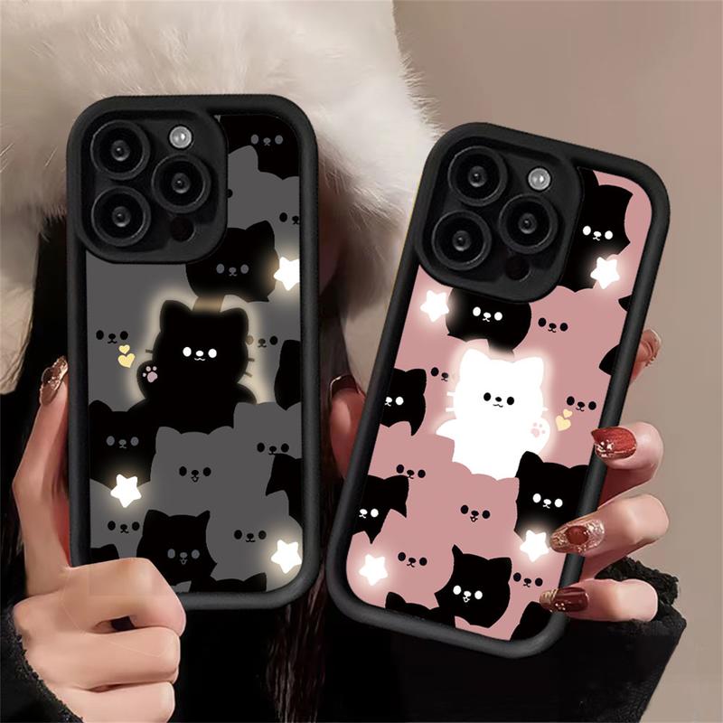 Casing Untuk hp Realme Note 60 Note 50 C63 C61 C65 C51 C51s C53 C67 C21Y C55 C15 C35 C30 C31 C20A C11 2021 Realme 10 11 9i 8i 6i 5 7i C30s C17 Narzo 50A Kartun Smart Cat Cute Kitty Couple Soft Case 1