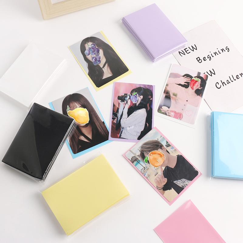 Beg Kad Warna Ais Krim, 50pcs / pek, Lengan Kad Foto, untuk Kad Foto ...