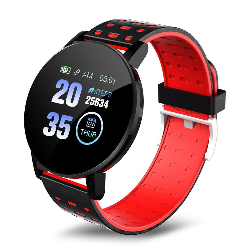 Product Introduction of Gelang Pintar, 119plus, Skrin Bulat, dengan Peringatan Panggilan Bluetooth, Gelang Sukan, Kiraan Langkah, Pemantau Kadar Jantung dan Tidur, Ketibaan Baru 12