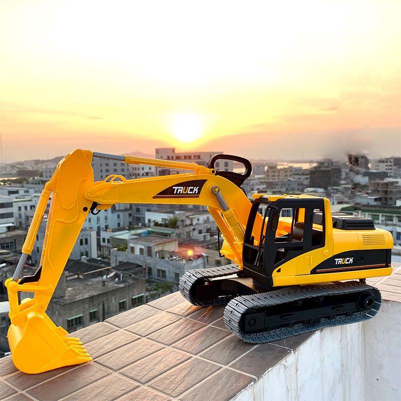 Product Introduction of Xe Đồ Chơi Máy Xúc Khổng Lồ, Bộ Đồ Chơi Xe Kỹ Thuật Cho Trẻ Em, Mô Hình Xe Bé Trai Và Bé Gái, Chuyển Động Quán Tính, Thích Hợp Cho Đồ Chơi Bãi Biển, Năm 2025 1