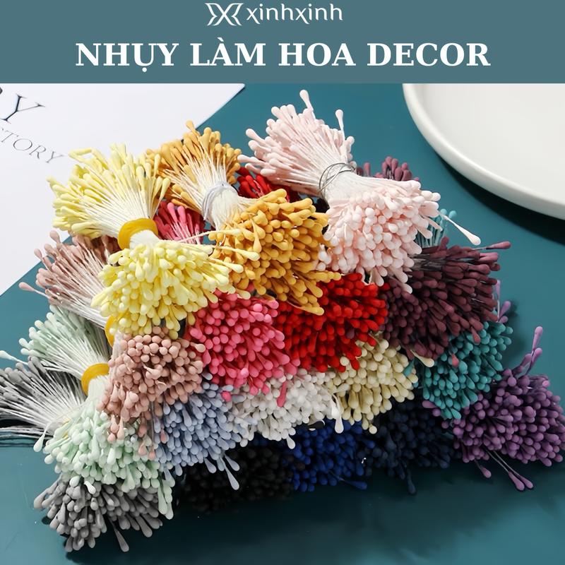  Nhụy Hoa Hanmade Làm Kẽm Nhung Decor 