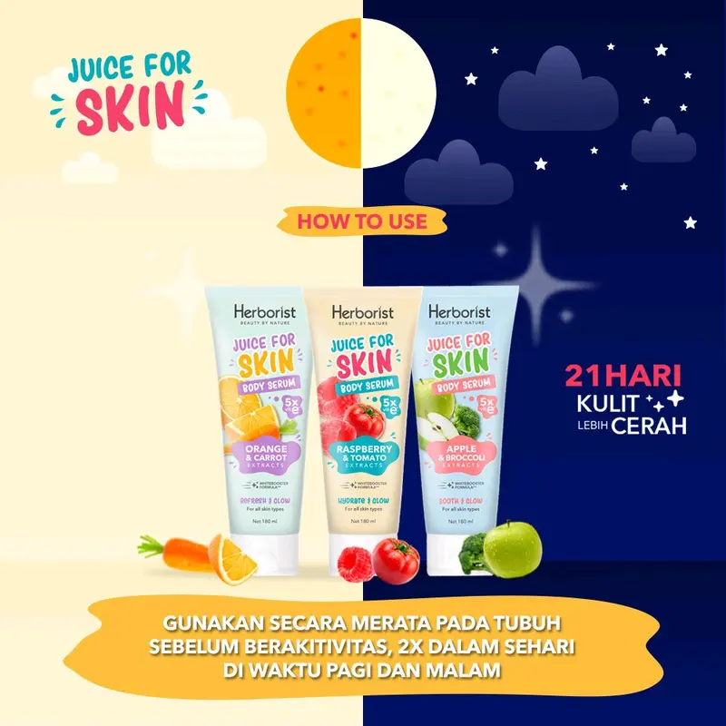 HERBORIST BODY SERUM BODY SCRUB FREE GIFT 0
