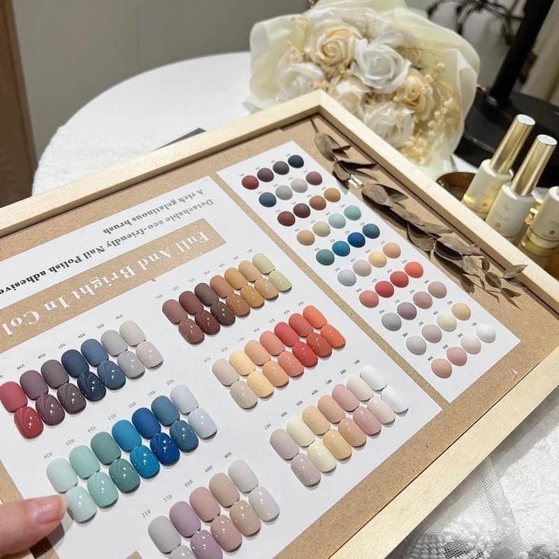  Set Sơn Gel 40 Màu Khung Gỗ Chính Hãng - Tặng Bảng Màu - Nữ 