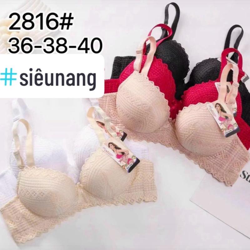 Áo ngực siêu nâng hàng k gọng mút 6-7 cm có size 40 Cup B ....#2816 Kem Nữ Bra Màu Trắng