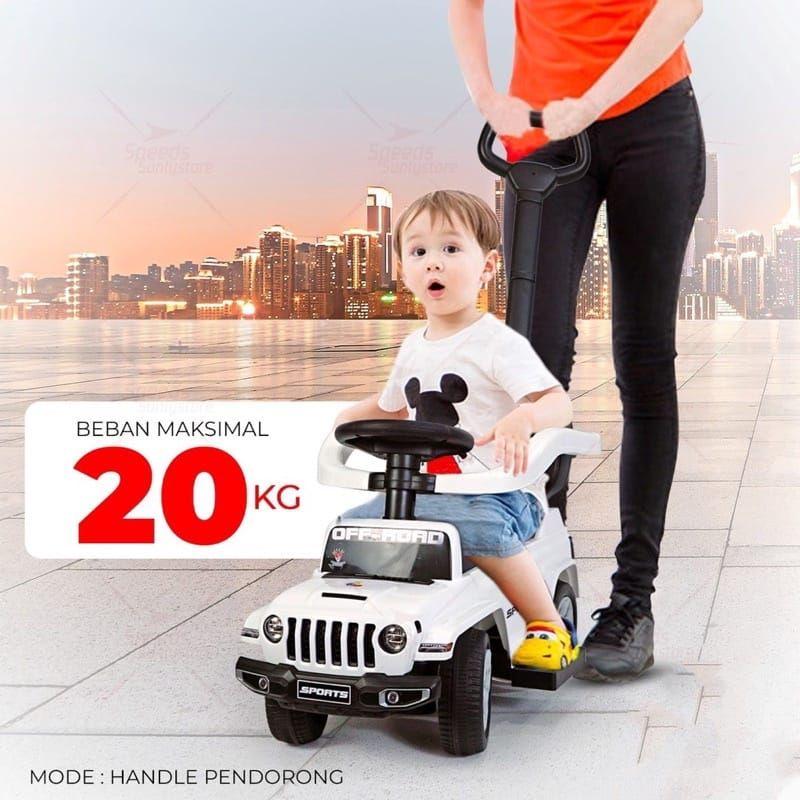Mainan Anak Mobil Mobilan Dorong Manual K601B Jeep Pajero sport Tolocar ride on 3