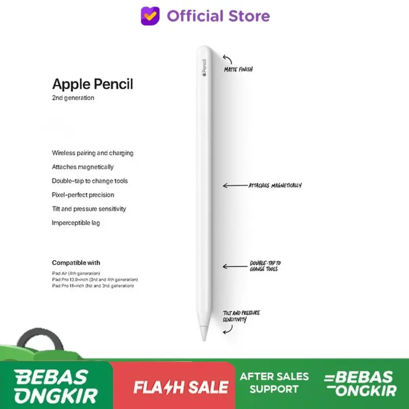 Apple Pencil Gen 2 Type C for iPad Garansi Apple BNIB Gen 1 1st 0