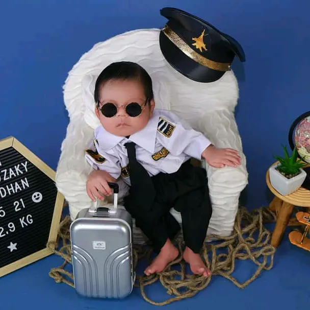 KOSTUM PILOT / BABY NEWBORN / BAJUANAK