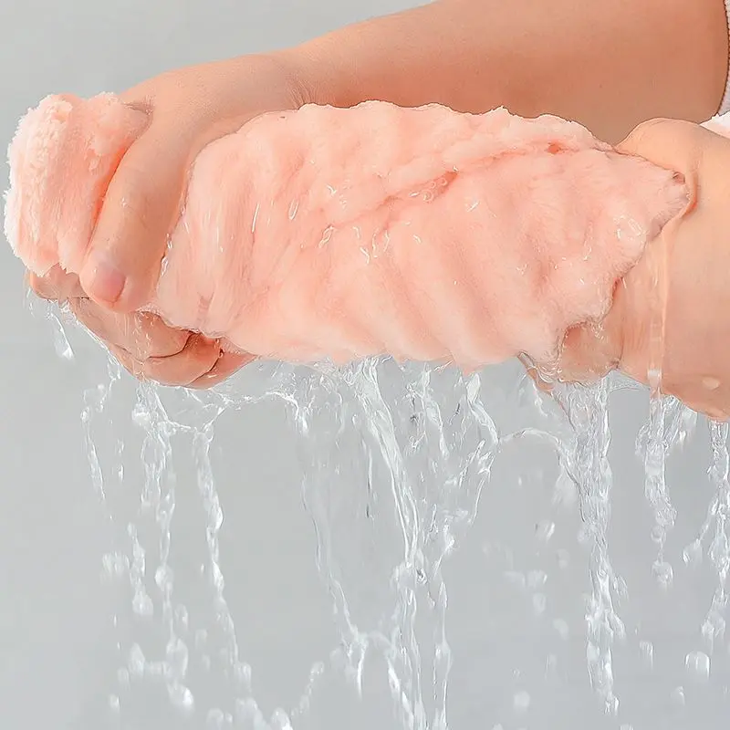Candy bar dry hair cap for women, thickened and super absorbent, quick drying without damaging hair, thickened shower cap
