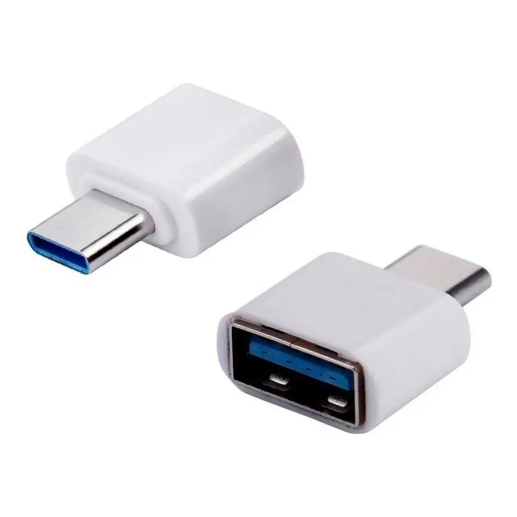 Bộ Chuyển Đổi Type-C Sang USB OTG, [Hàng Có Sẵn], Bộ Chuyển Đổi Đĩa USB, Cáp Dữ Liệu, Dành Cho Điện Thoại Và Máy Tính Bảng Android, Có Màu Đen Và Trắng