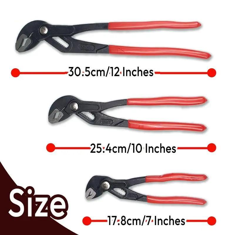 Quick Adjustment Water Pump Pliers, 1 Count Multifunctional Universal Pipe Wrench, Portable Maintenance Tool for Home Maintenance, Agricultural Machinery, Heavy Duty 2