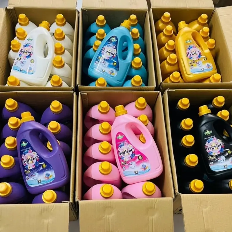 ( Tặng  3,6 lít giặt ) 1 Thùng 10 can (1 canx 2 lít) Nước giặt xả HygienC Plus - Làm sạch lưu hương thơm ( 10 can x 2 lít = 20 lít 1