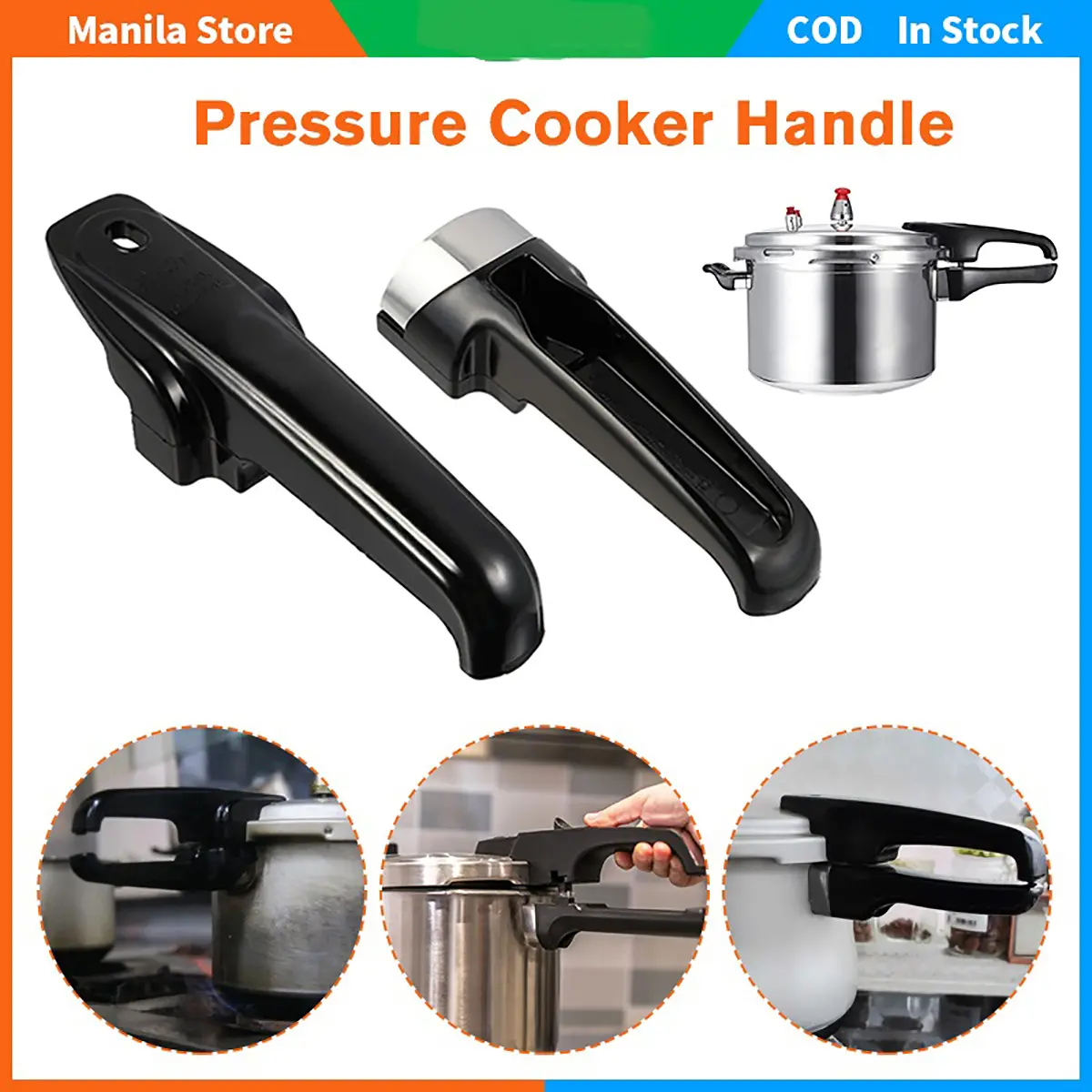 Pressure Cooker Replacement Handle, Pressure Cooker 18 22 24 32 Universal Handle Repair Parts