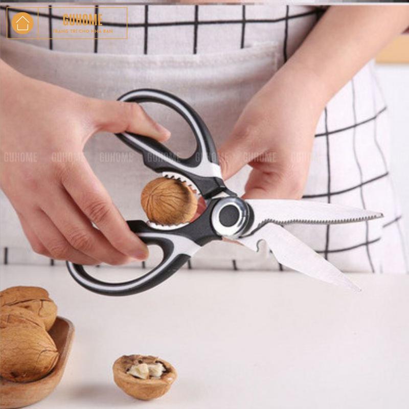 Kéo Nhà Bếp Cắt Gà, Mổ Cá Đa Năng Thép Không Gỉ 7
