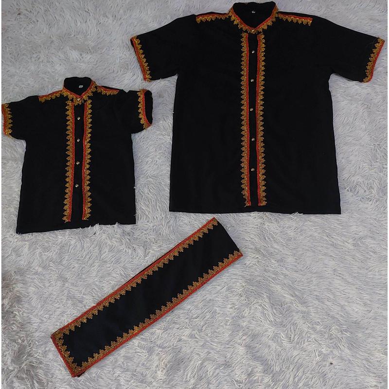 Traditional Sabah Kadazan/Dusun Clothing Set One FAMILY/ Sabah/Borneo Ethnic Clothing 3