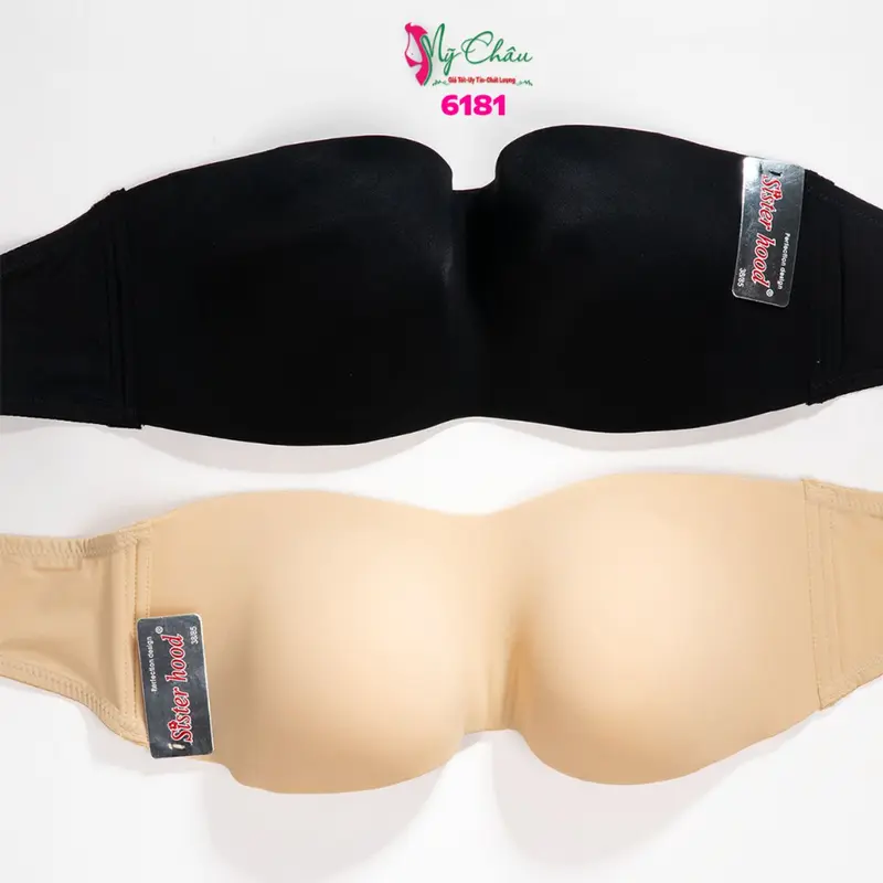 Áo ngực Bᶖgsize cúp C, quả ngang, Sisterhood 6181 chống tụt, áo lót Thái vải su bản lớn, không mút, có gọng, Mỹ Châu 8