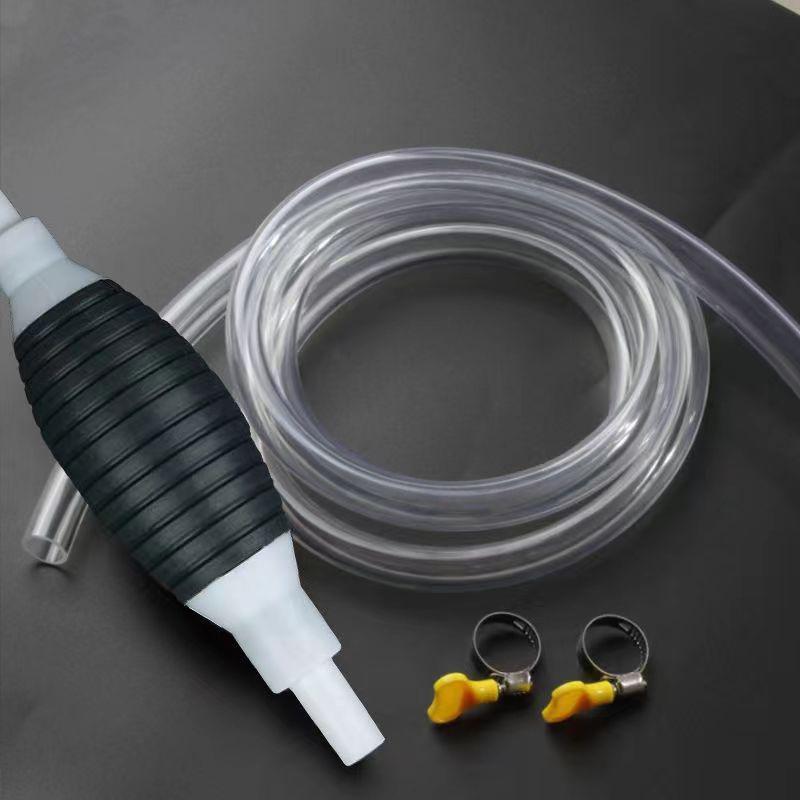 Car Manual Oil Tank Suction Pipe, 1 Set Oil Pump Pipe, Aquarium Fish Tank Siphon Change Pipe, Manual Cleaning Tool, Thickened and Lengthened Water Pump 7