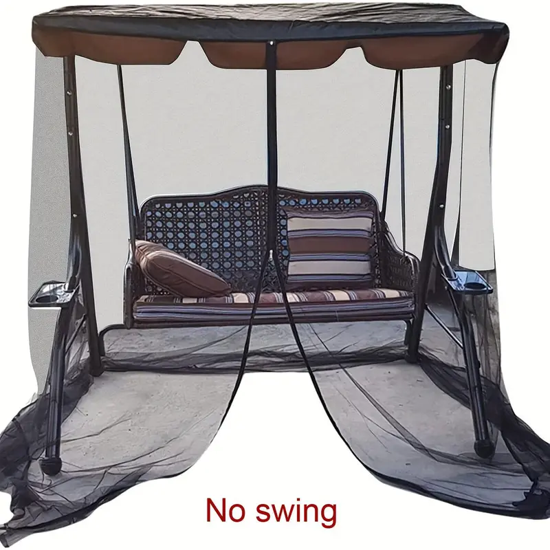 Outdoor Mosquito Net, Zipper Single Door Mosquito Net, Mosquito Net for Outdoor Swing, Camping & Hiking Equipment 0