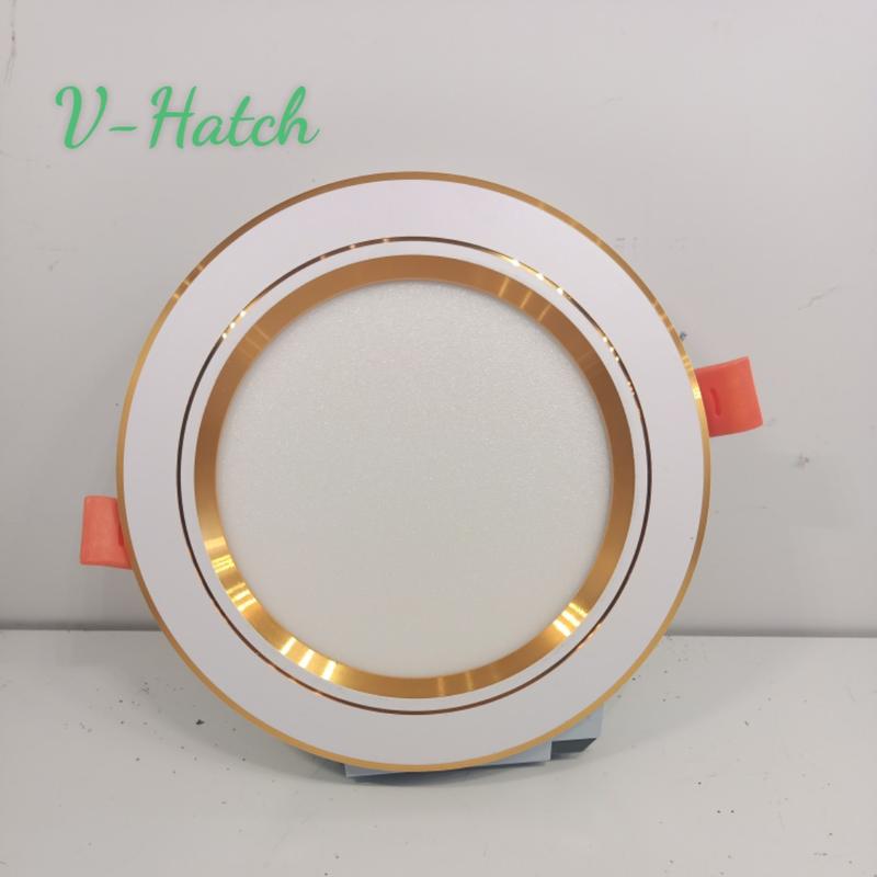 (Nguồn rời) Combo 10-20 cái đèn âm trần 12w 3 chế độ màu lỗ khoét 110