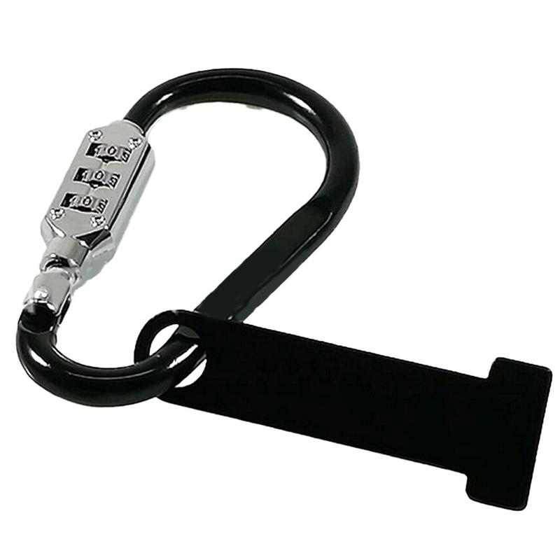 【High-Performance】Motorcycle Helmet Lock Scooter Anti-theft Open Face Helmet Lock Fastener + T-Bar 1