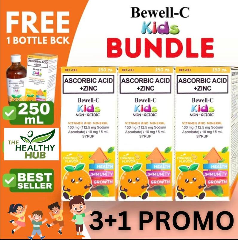 Bewell Vitamins Syrup 3+1 Promo Bundle - TikTok Shop Philippines