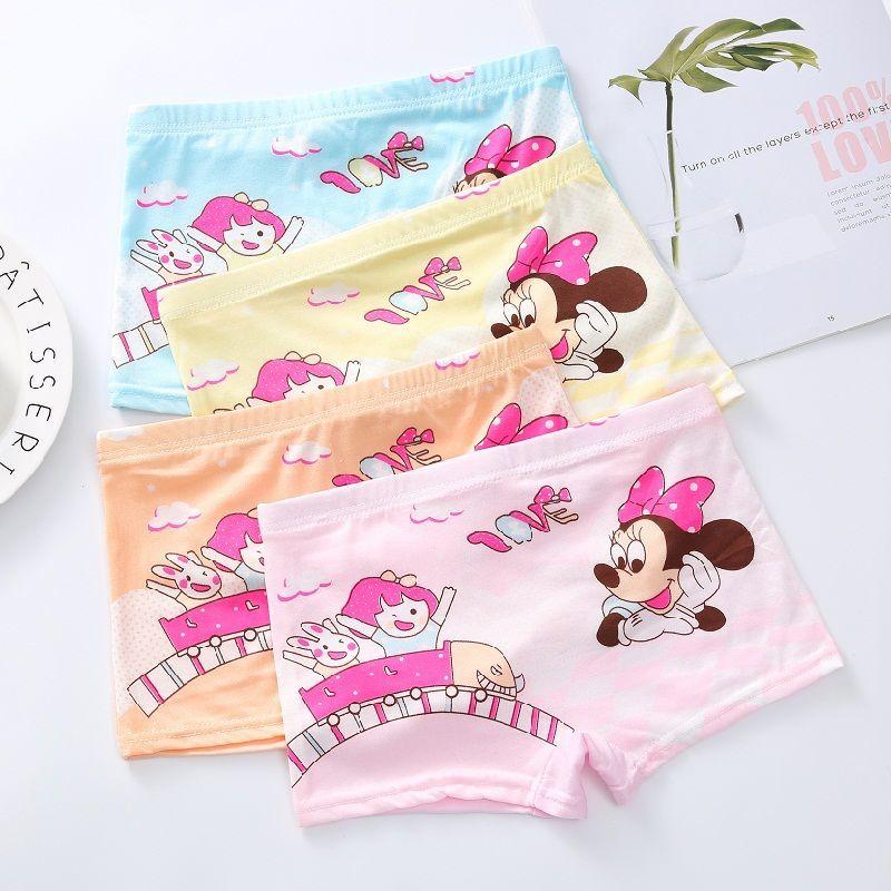 Product Introduction of Quần Lót Boxer Trẻ Em, Bộ Sưu Tập 20254 Miếng, Thiết Kế Hoạt Hình, Thích Hợp Cho Bé Trai Và Bé Gái, Quần Đùi Lót Cho Trẻ Sơ Sinh Và Trẻ Em, Đồ Lót Bé Gái 21