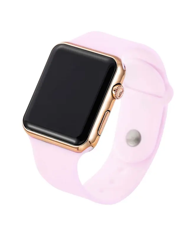 Sport Led Digital Smartwatch, Women's Silicone Electronic Wrist Watch without Box 1