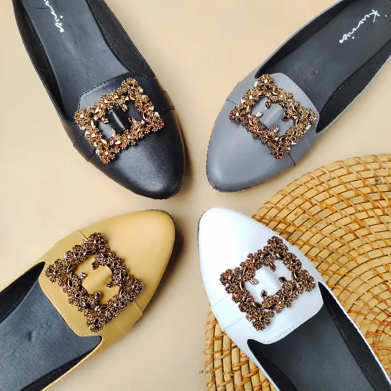 Sandal Slop jumbo Big Size 41 42 43 44 45 V038 Shoes Wanita 2