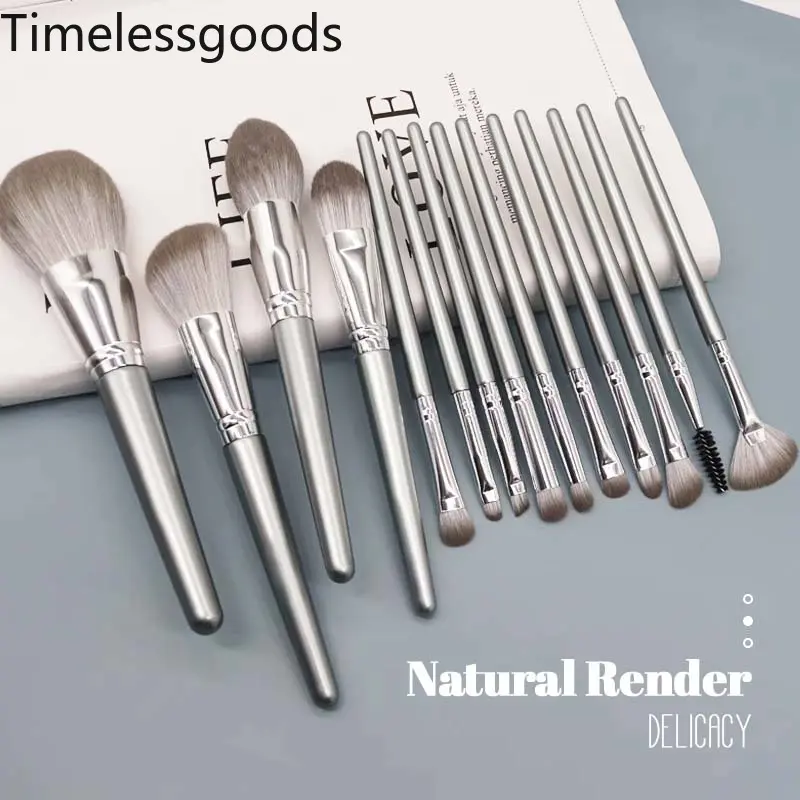 Bộ Cọ Trang Điểm, 14 Chiếc, Chuyên Nghiệp, Để Sử Dụng Cá Nhân Mỹ Phẩm Cosmetic