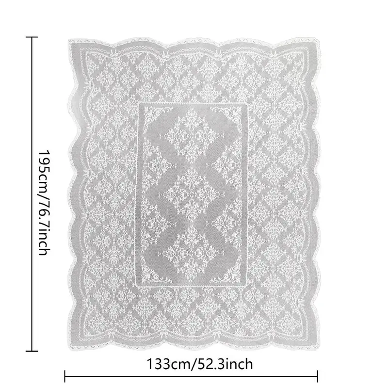 Lace Tablecloth, 1 Count Table Cover, Table Cloth for Street Stalls, Table Runner, Household Table Decoration Supplies 1