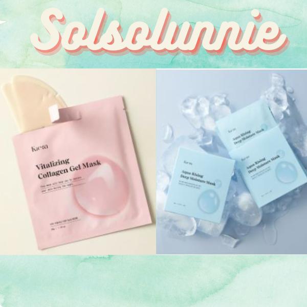 CB_106 Combo Gấp Đôi Mask Thạch Kiera Vitalizing Collagen Gel Mask+Aqua Rising Deep Moisture Mask