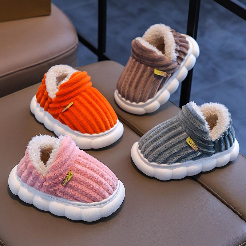  Giày Bông Vân Nổi Cho  Bé Cực Mềm Mịn 4 Phối Màu Xinh Xắn Giữ Ấm Tốt giày nhí nhảnh dép giày  rọ 