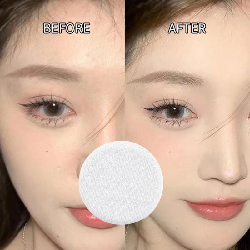 Mút Đánh Phấn Tròn, Dễ Thương, Làm Bằng Cotton Nguyên Chất, Mềm Mại Và Thân Thiện Với Làn Da, Thích Hợp Cho Bé Gái, Dùng Để Trang Điểm Và Thiết Lập, M4Q3 3