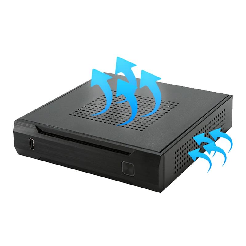 ITX Computer Case TX02 Mini Desktop Case Industrial Control HTPC Case 6