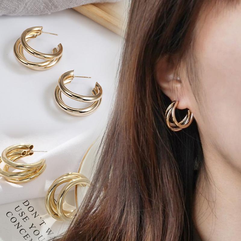 Anting Wanita Korea Giwang Aksesoris Perhiasan Imitasi Earrings Gaya Vintage Bohemian 0