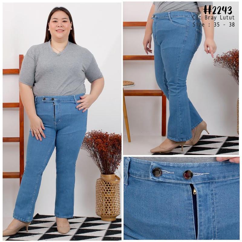 Product Introduction of SNAB - Celana jeans cutbray kancing 2 jumbo 6