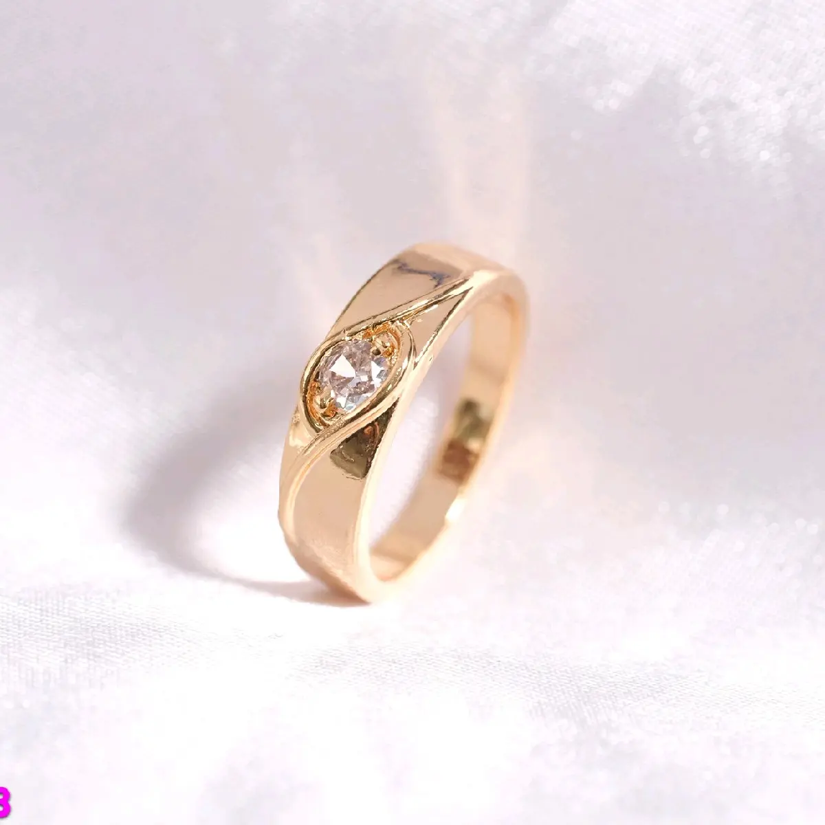 Cincin Couple Cincin Nikah Mata satu anti karat