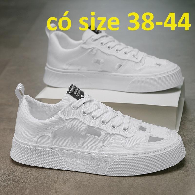 Giày thể thao nam, vải thoáng khí, đế caosu Hot Mã 28 Sneaker Shoes Đế Bằng 1