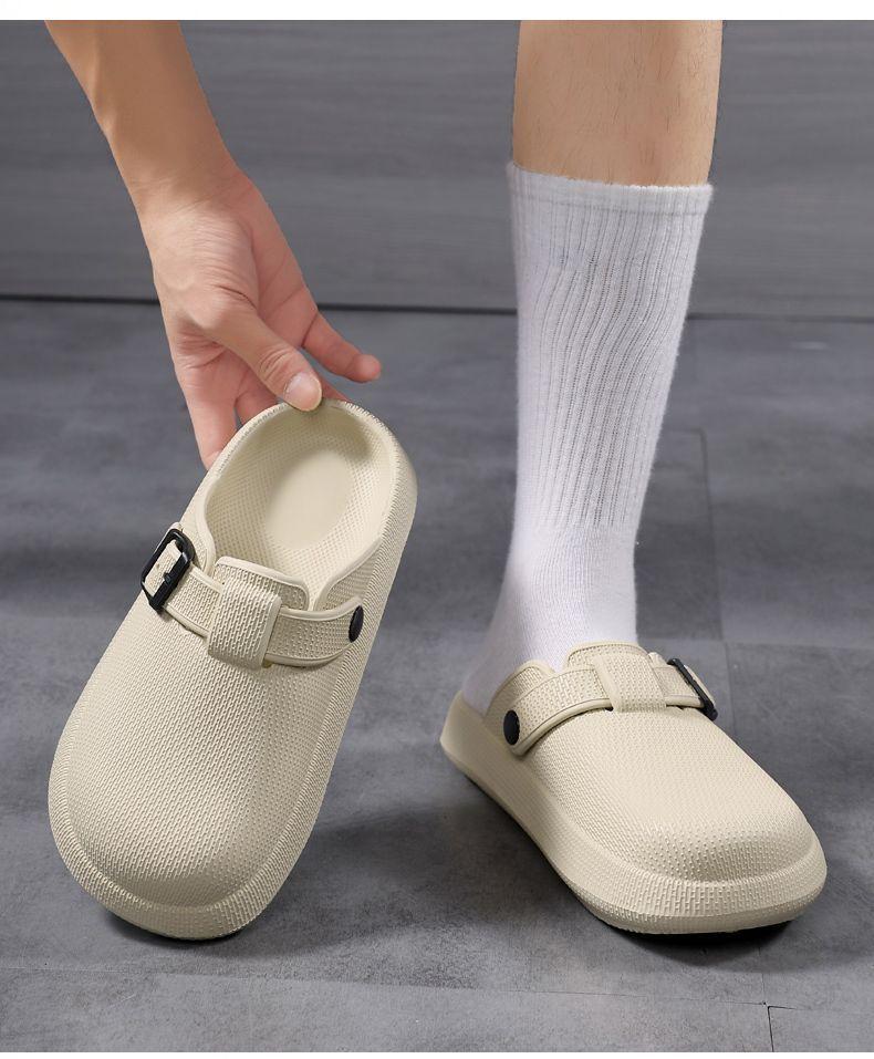 Product Introduction of Dép Đi Biển Mùa Hè Cho Nam, Ngoài Trời, Đế Dày, Không Trơn Trượt, Thường Ngày, Thoải Mái, Không Có Gót, Dép Lười Nửa, Đánh Giá Tích Cực 92%, Năm 2025 24
