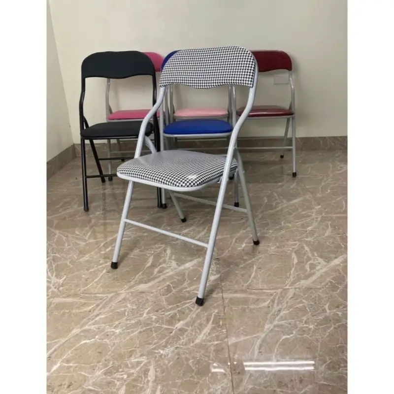 GHẾ GẤP GỌN - ghế đệm ngồi văn phòng đa năng để học làm việc cho học sinh , sinh viên 8