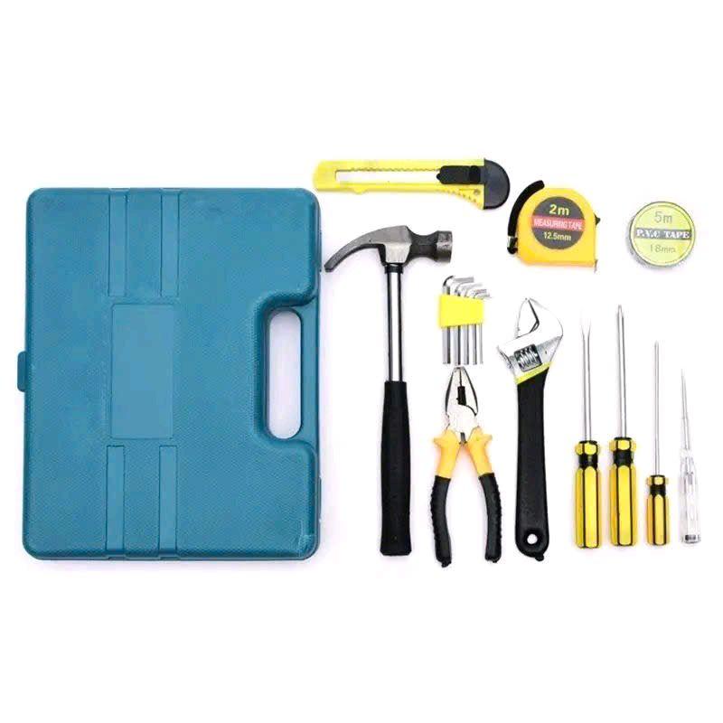 Bộ Dụng Cụ Sửa Chữa 16 Món Gồm Cờ Lê Kìm Búa Kéo Mỏ Lết Tua Vít Lục Giác Thước Đo Bút Thử Điện Đa Năng 4