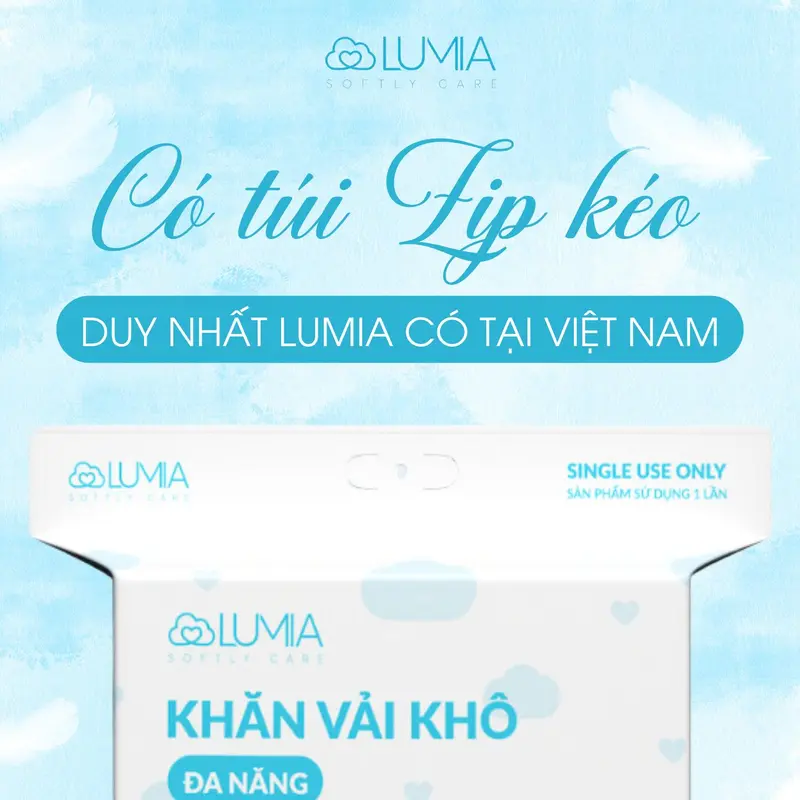 [Đa Kho] [Tặng Gói 600G] Combo 2 Túi 900GR VÀ 300GR Khăn Vải Khô Đa Năng Dành Cho Mẹ Và Bé Lumia An Toàn  Cho Bé 6