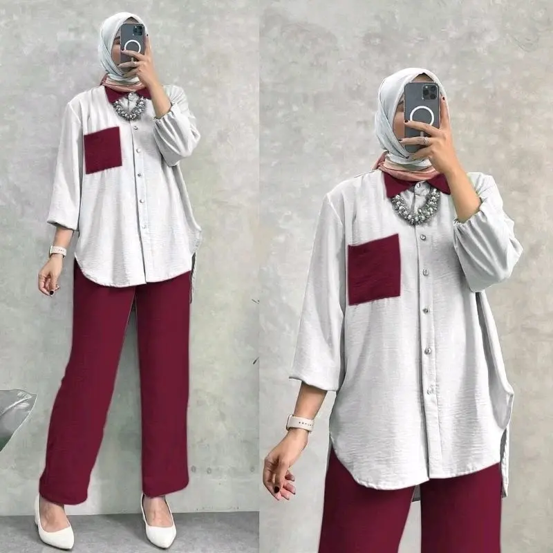 Putih Bw - Maroon