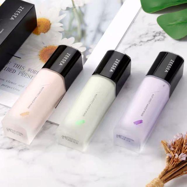 Kem Lót Trang Điểm Nền Che Khuyết Điểm Cách Ly Tự Nhiên Dưỡng Ẩm Kiềm Dầu Se Khít Lỗ Chân Lông zeesea 30g Cosmetic Mỹ Phẩm