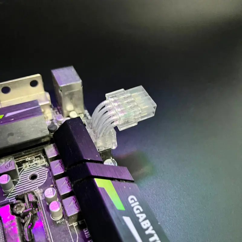 Phụ Kiện Đảo Góc 90 Độ Cho Cổng 8Pin CPU Trên Mainboard Giúp Cắm Gọn Dây - Hàng New 7