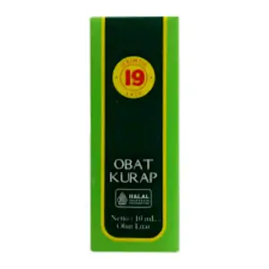 Obat Kurap 19 Cair 1 Box / 1 Dus - Netto 10 ml - Kulit