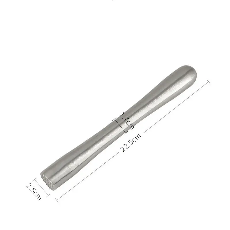 Stainless 304 Foodgrade Penumbuk Es Batu Tumbukan Buah Bar Muddler 2