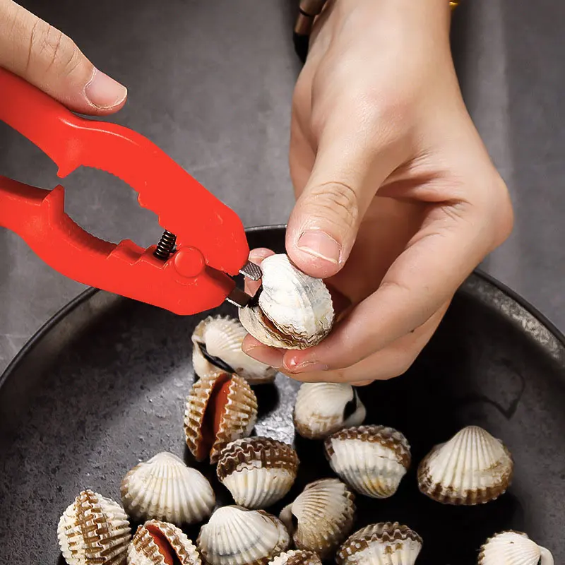 Klip Kerang Darah Food Grade Klip Dapur Walnut Pembuka Kenari Rumah Tangga Multifungsi Bahan Stainless Steel Kokoh Tahan Lama Hemat Tenaga