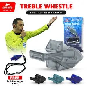 SPEEDS Peluit Wasit Pluit Treble Whistle Olahraga Periwitan Sport Referee Judge 120db Lanyard Gantungan Tali Peraturan  007-18