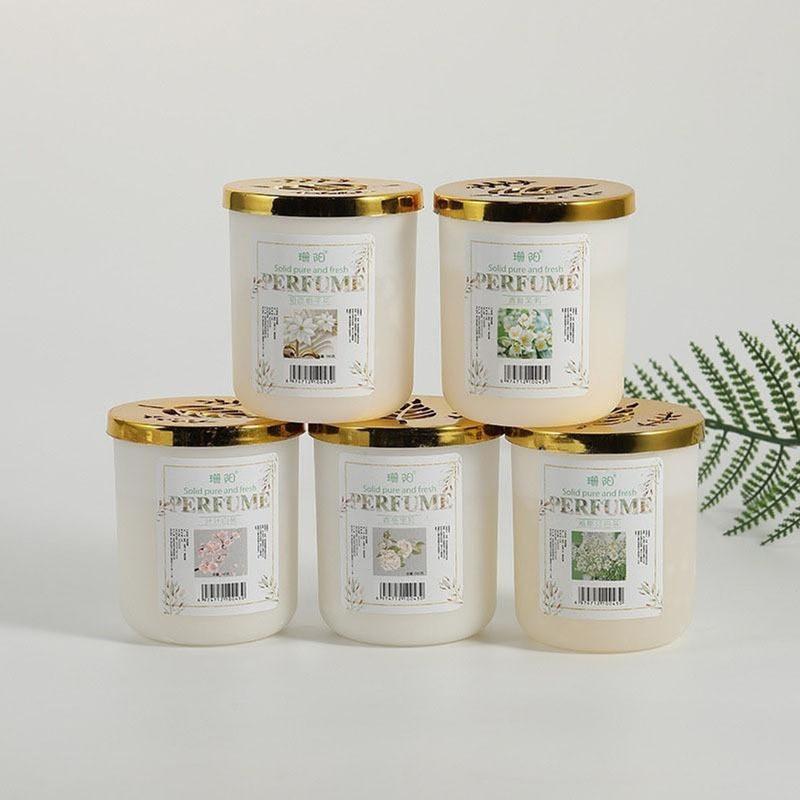 Combo 5 Lọ Sáp Thơm Phòng, Xe Hơi Perfume 150G Lưu Hương Lâu, Hàng Nội Địa Trung Lưu Hương Lâu - Dầu Thơm Phòng, Dầu Thơm Gia dụng Yến Nhi đa năng